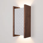 McKenzie Sconce shown in Walnut with a Brownstone White Ceramic Finish