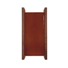 McKenzie Sconce shown in Walnut with a Cinnamon Ceramic Finish