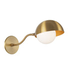 Noor Curve Sconce shown in Heirloom Brass