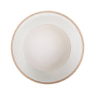 Otti 10" shown in White with Maple Wood Finish