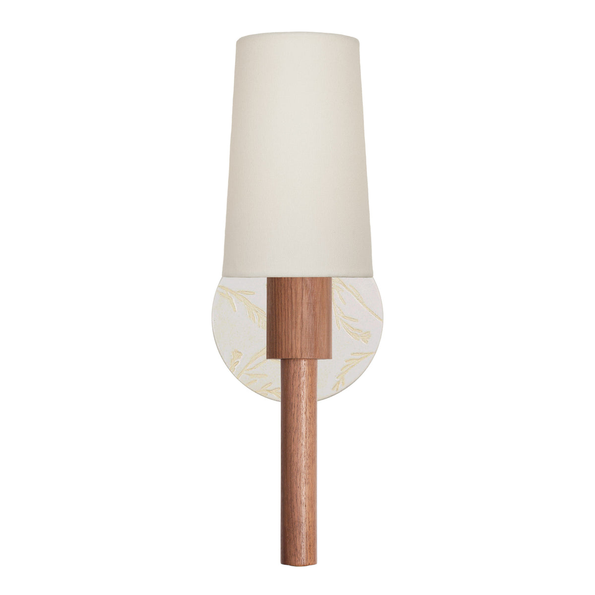 Parker Linen shown in Walnut with a Natural White Tanglewood Ceramic