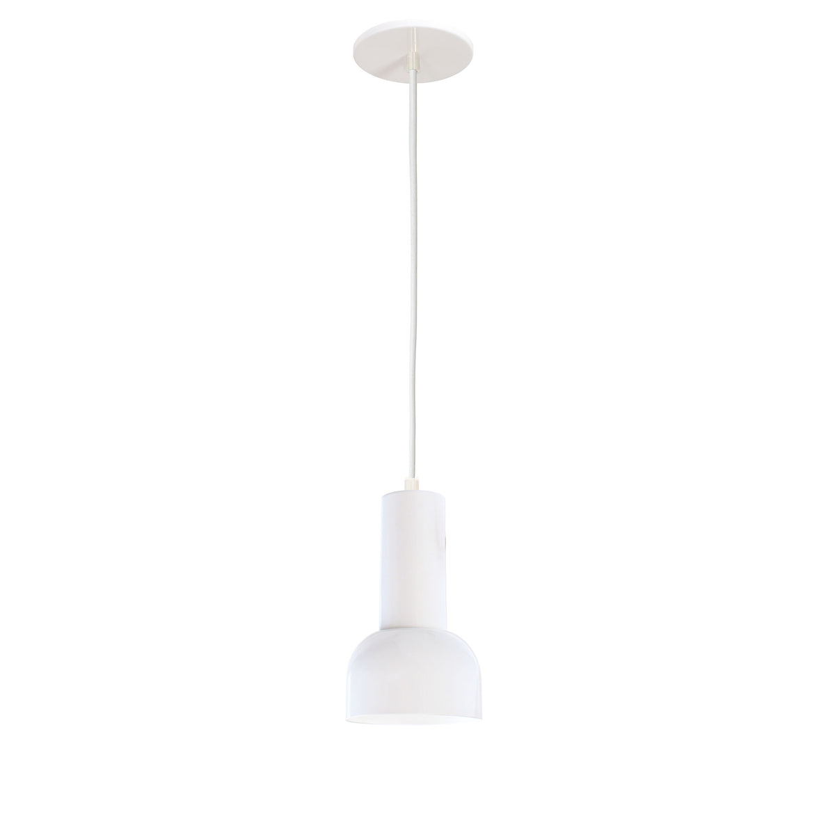 Scout Cord Pendant shown in White with White Cloth cord