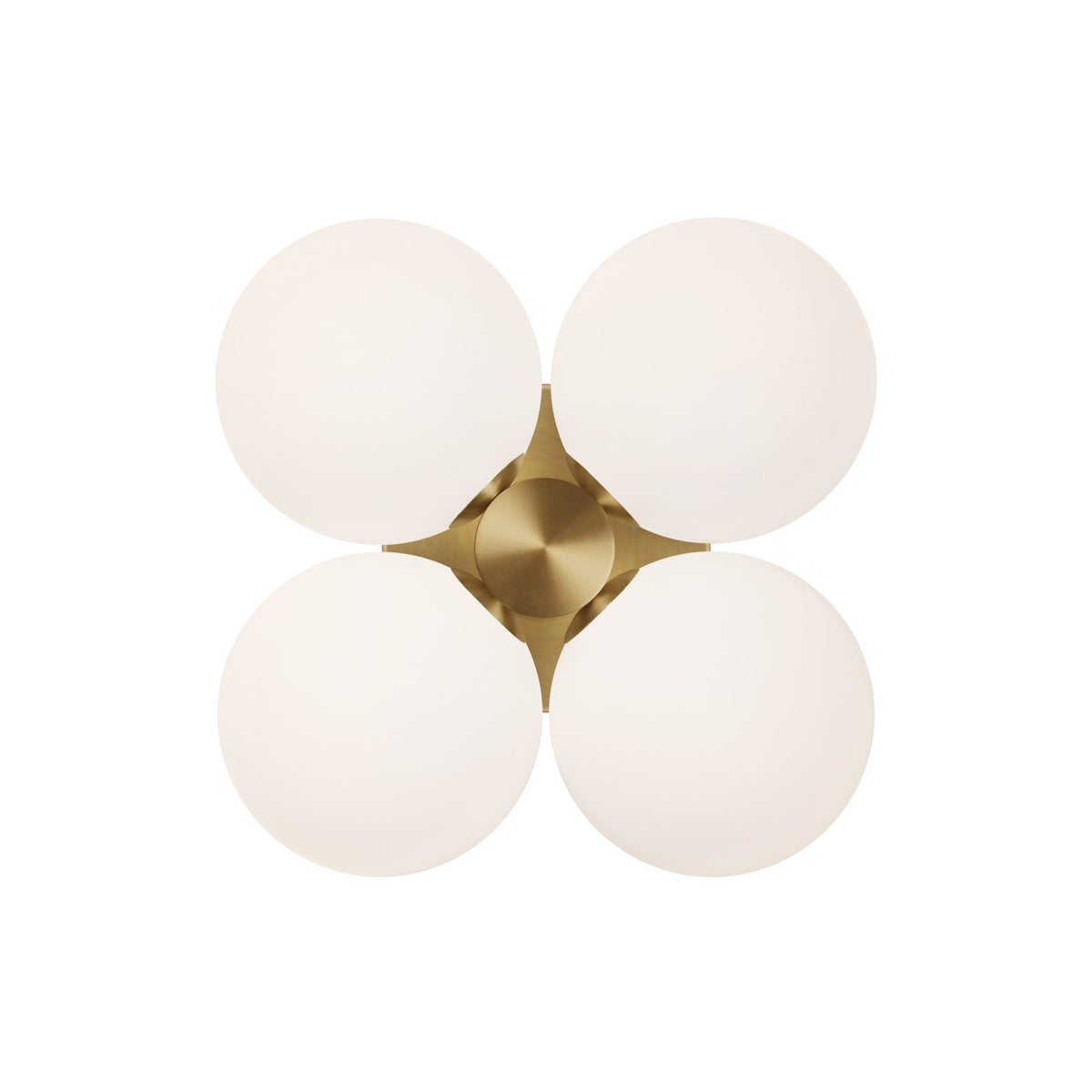 Selene Compass shown in Heirloom Brass