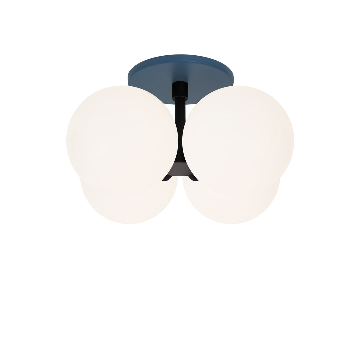 Selene Compass Surface shown in Matte Black with an Ocean Blue Canopy