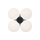 Selene Compass shown in Matte Black with an Ocean Blue Canopy