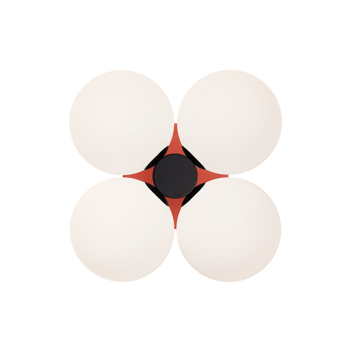 Selene Compass Surface shown in Matte Black with a Persimmon Canopy