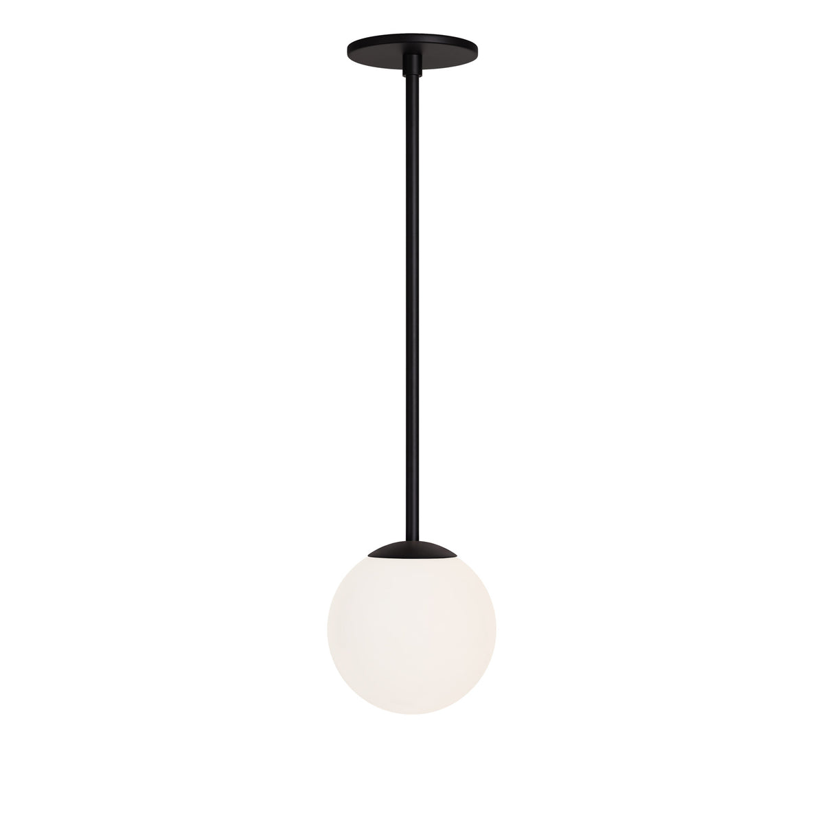 Selene 6" Pendant shown in Matte Black
