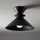 Sophie Surface shown in Satin Black Glaze ceramic