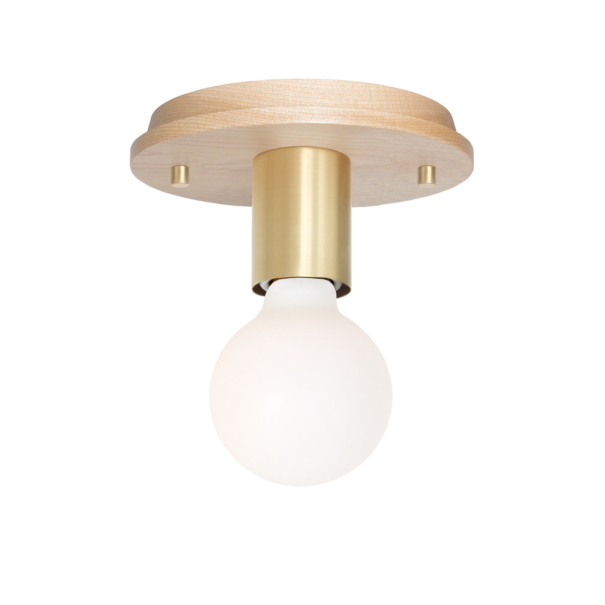 Swift shown with a Maple Wood canopy and Brass socket cup
