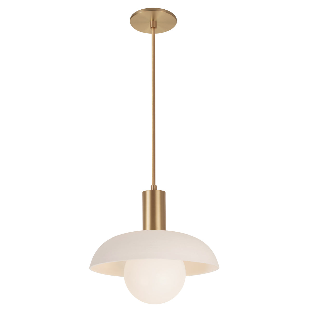 Terra Lexi Large Pendant shown in Heirloom Brass