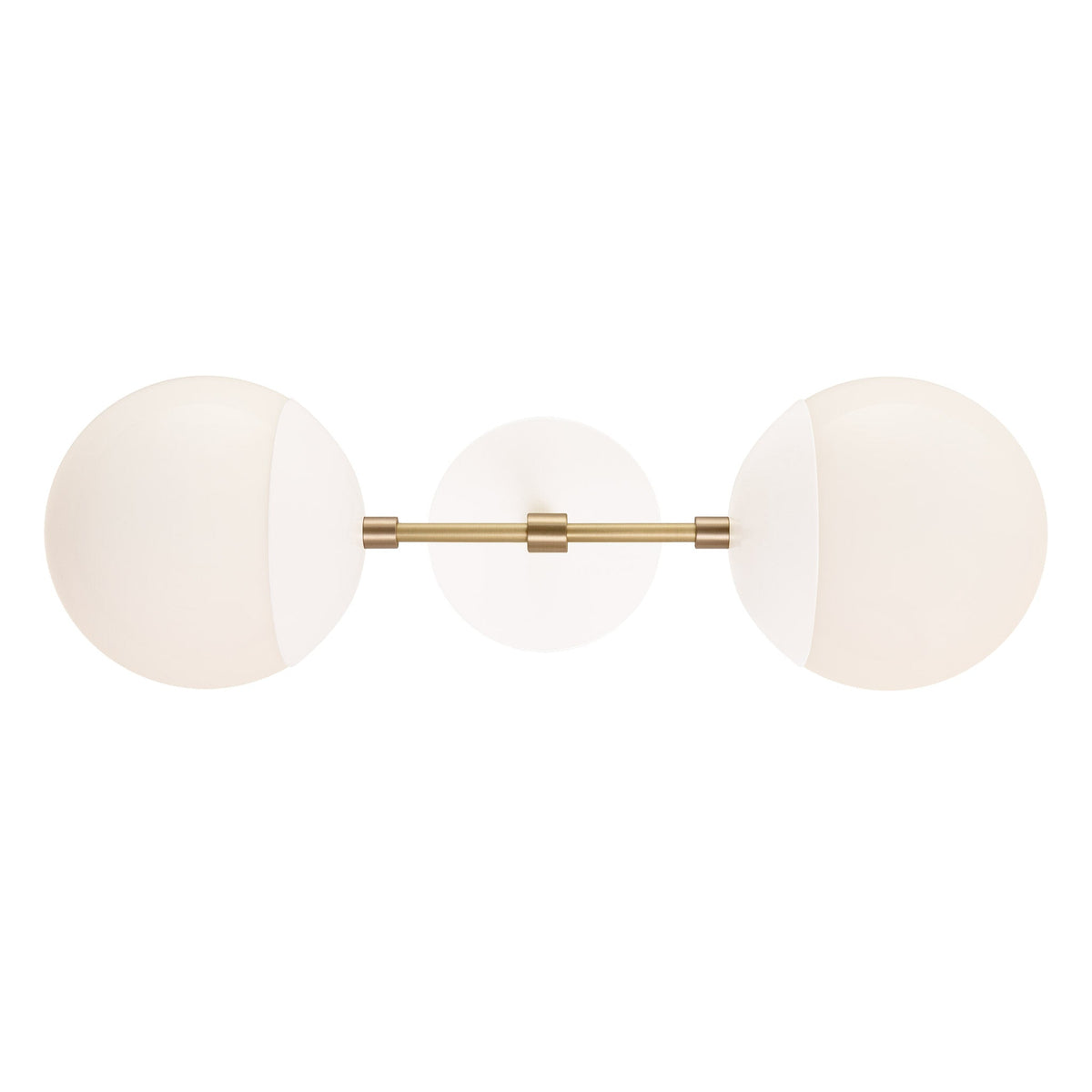 Theo shown in White with Brass