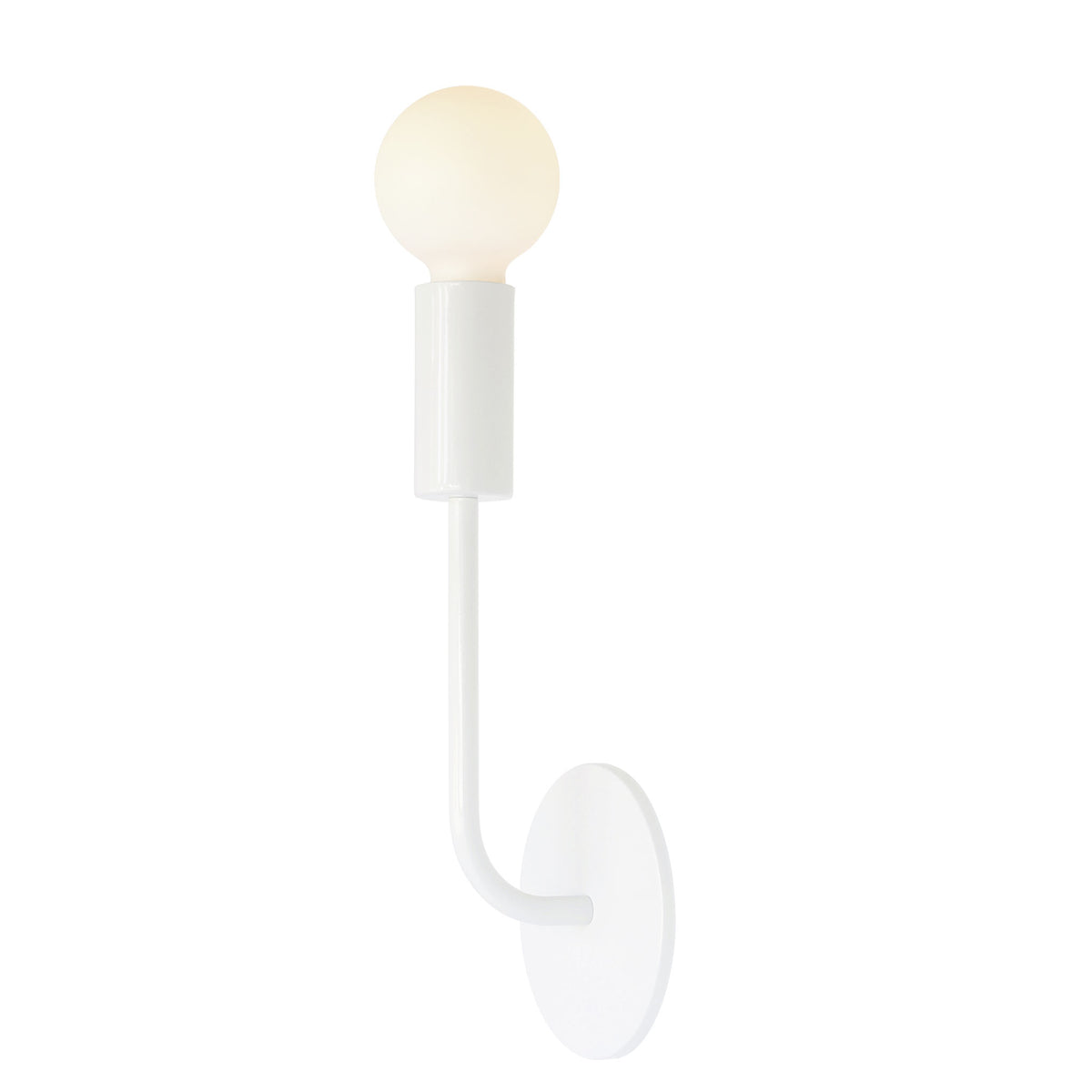 Timberline Sconce shown in White