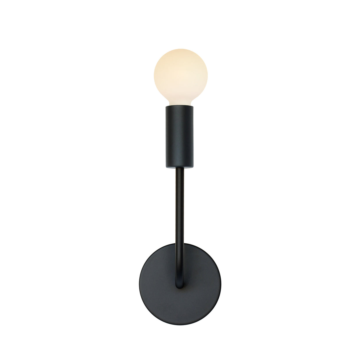 Timberline Sconce shown in Matte Black