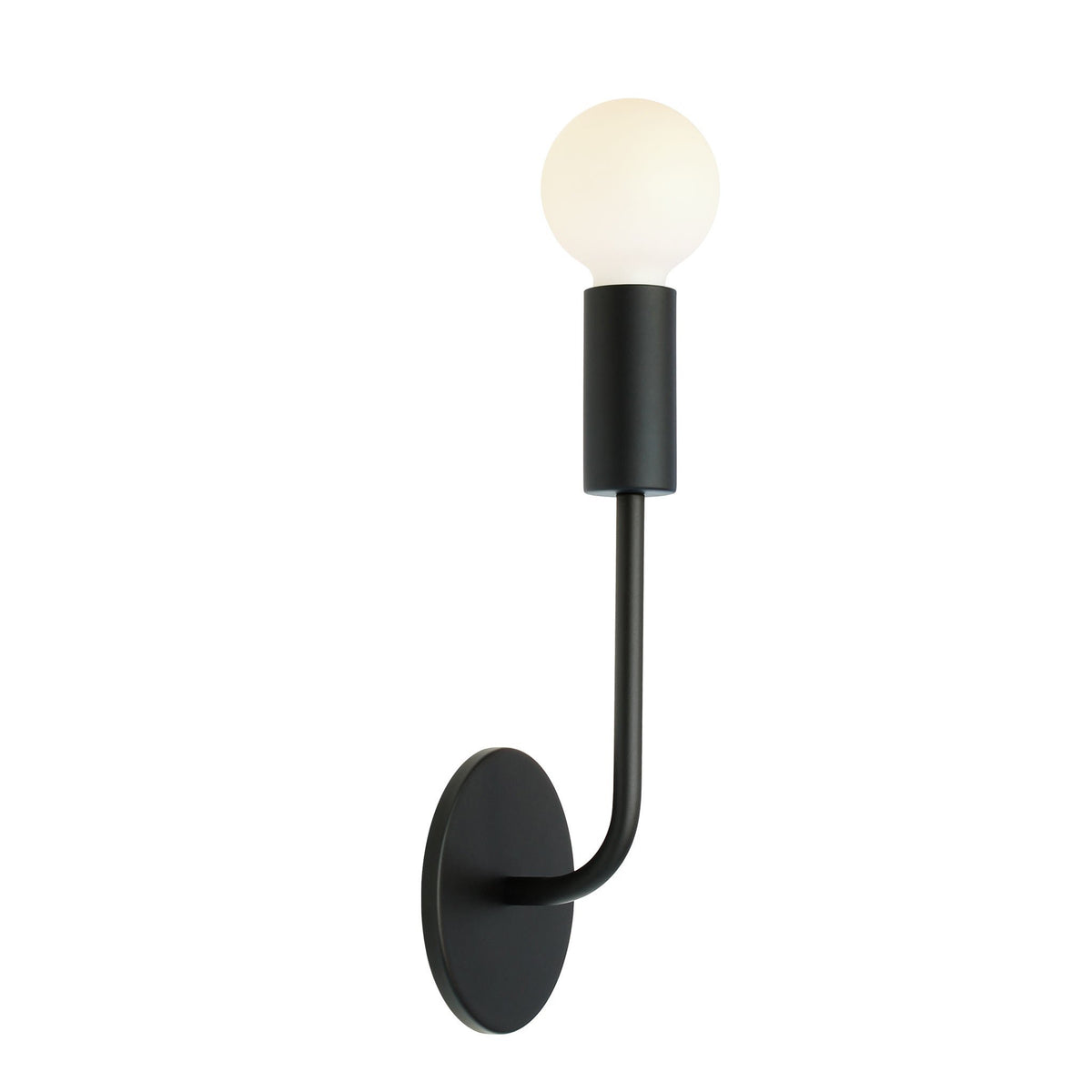 Timberline Sconce shown in Matte Black