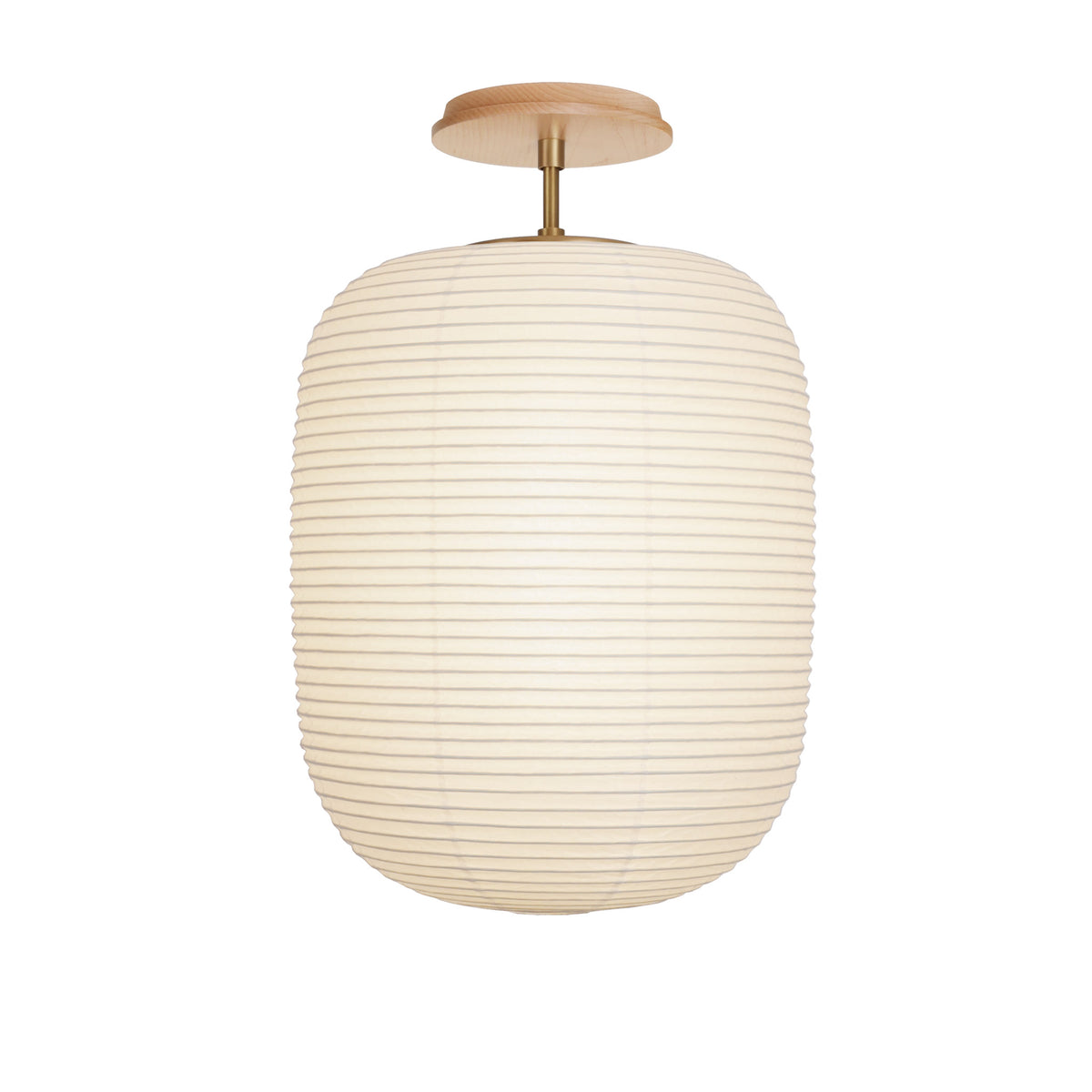 Umi Surface shown in Heirloom Brass with a Maple Wood Canopy
