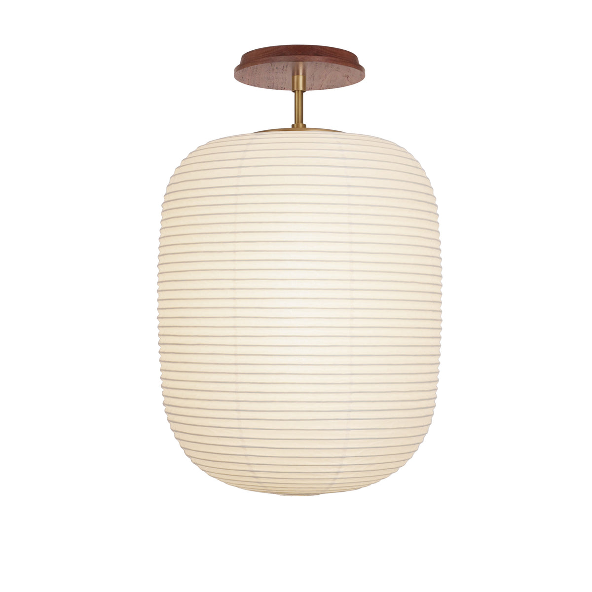 Umi Surface shown in Heirloom Brass with a Walnut Wood Canopy