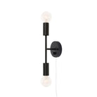 Venus shown in Matte Black with a Backplate Dimmer Switch and White Cord