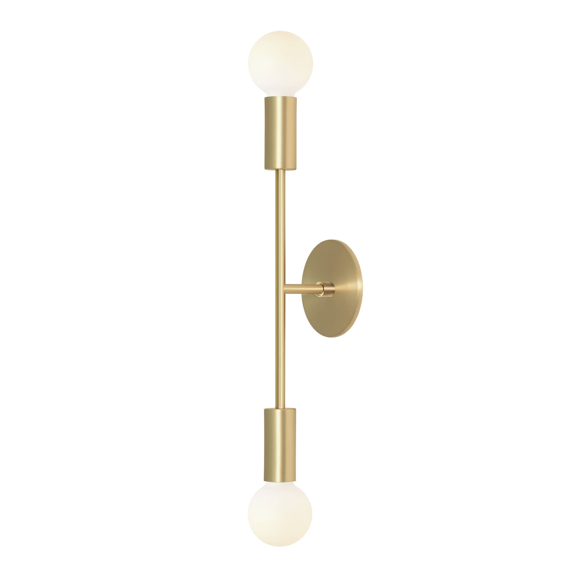 Venus Long shown in Brass cup and canopy finish with Brass accent finish