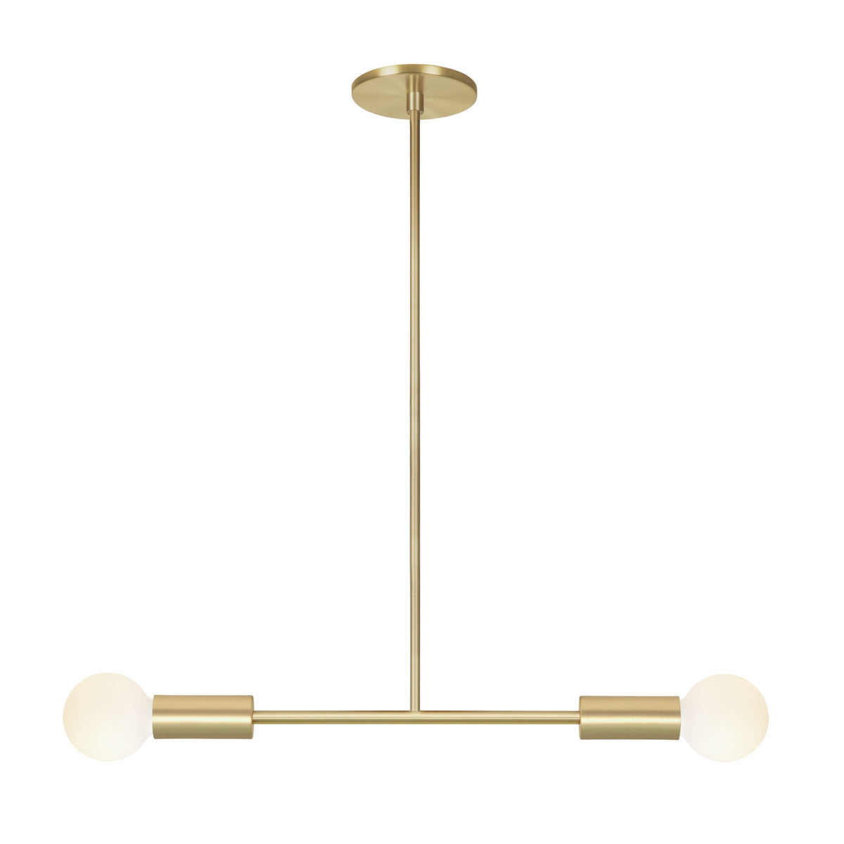 Venus Pendant shown in Brass with Brass Accents