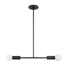 Venus Pendant shown in Matte Black with Matte Black Accents