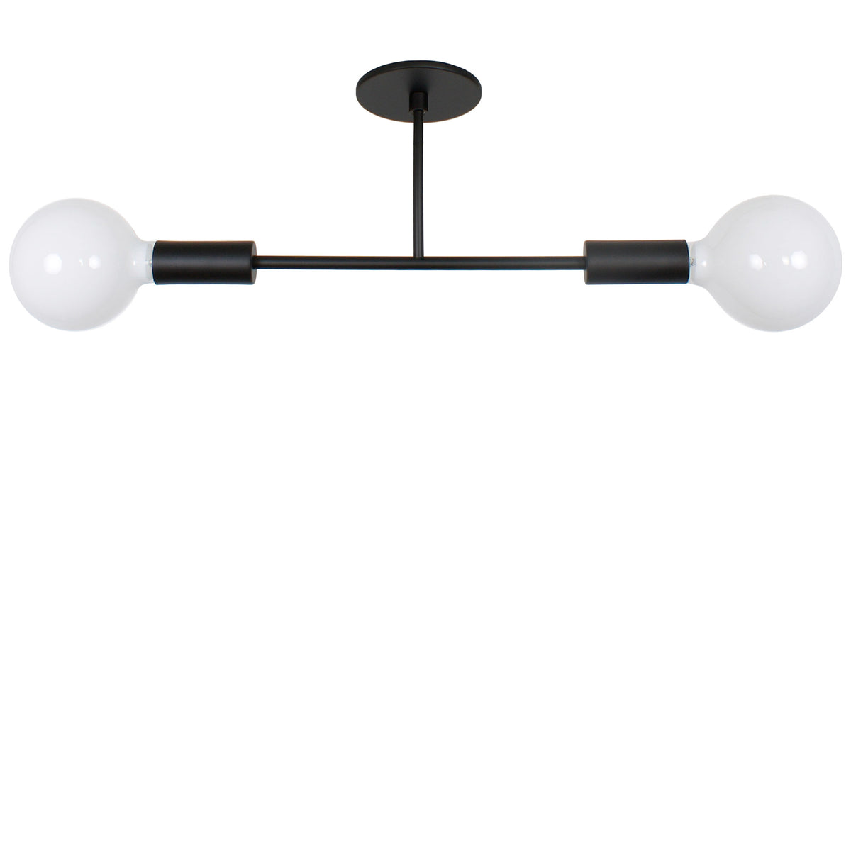 Venus Pendant shown in Matte Black with Matte Black Accents