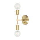 Vista 2 shown in Brass with a Backplate Dimmer Switch