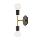 Vista 2 shown in Matte Black and Brass