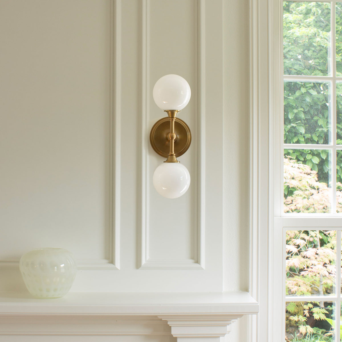 Bijou Double  shown in Heirloom Brass