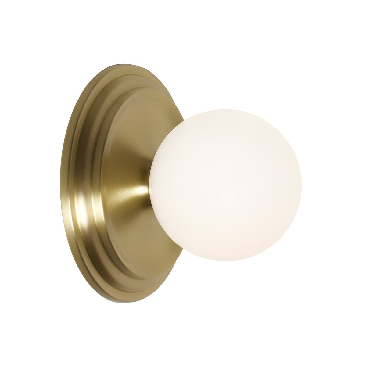 Brigette Sconce shown in Brass