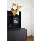 Florence 3 Large Pendant shown in Heirloom Brass