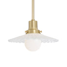 Marjorie Rod Pendant shown in Brass