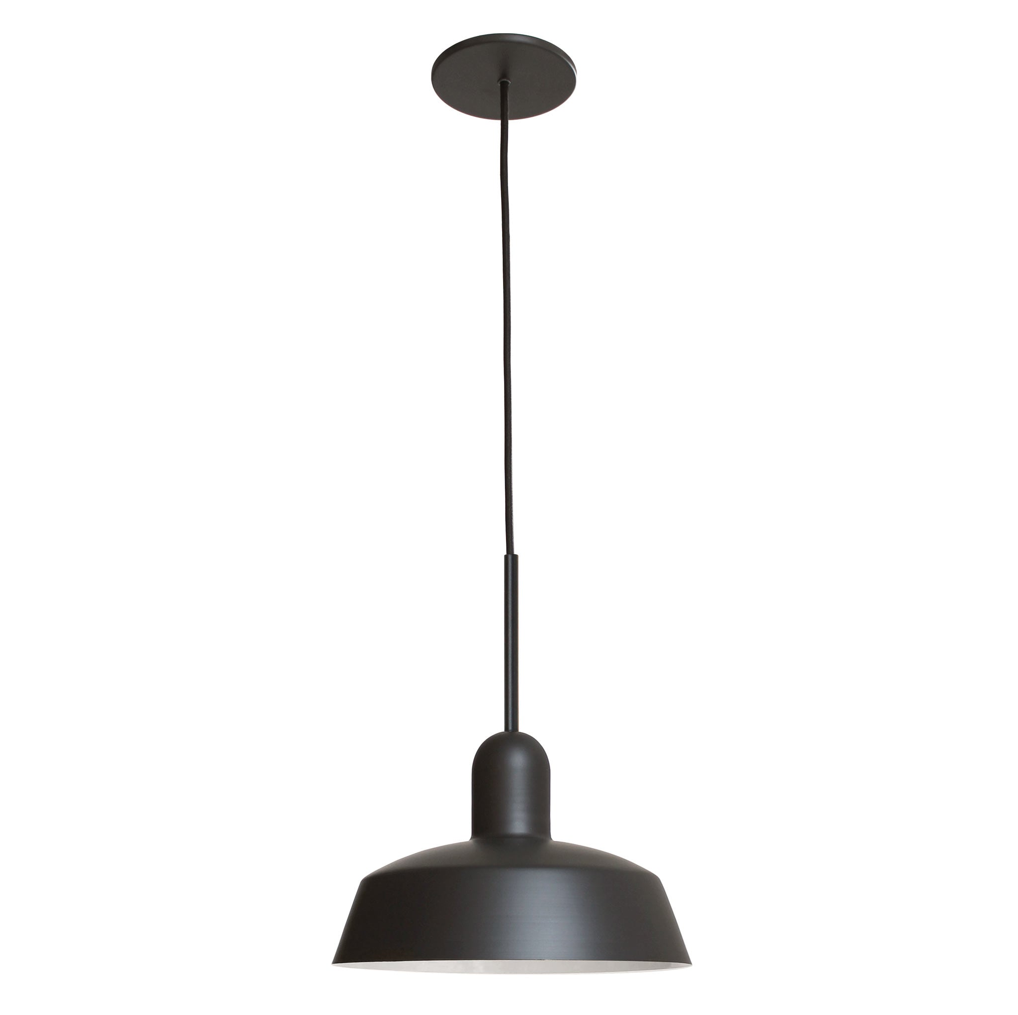 Meadowlark 11" Luxe Cord shown in Matte Black and Black Cloth cord