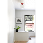 Allison Large shown in Gloss Coral Rose ceramic