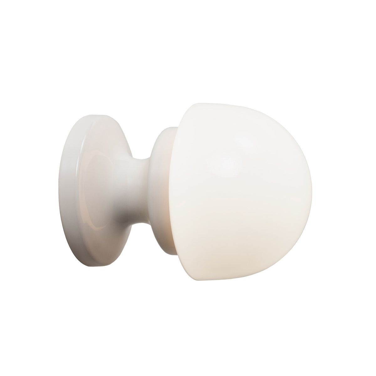 Allison shown in Gloss White Glaze ceramic