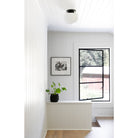 Anni Large shown with a Matte Black canopy and Matte Black accent finish