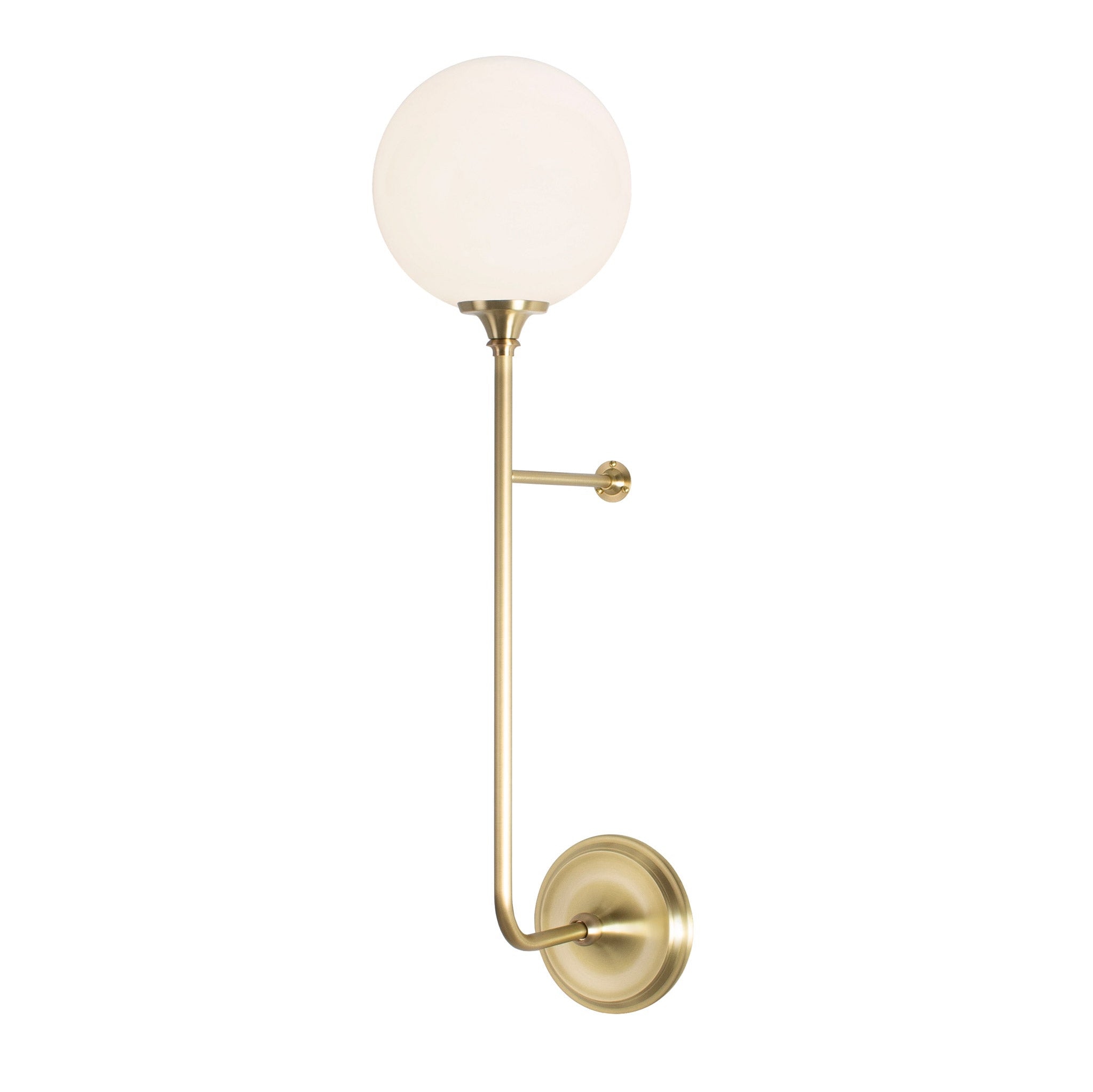 Beverly 8" shown in Brass with 29" length