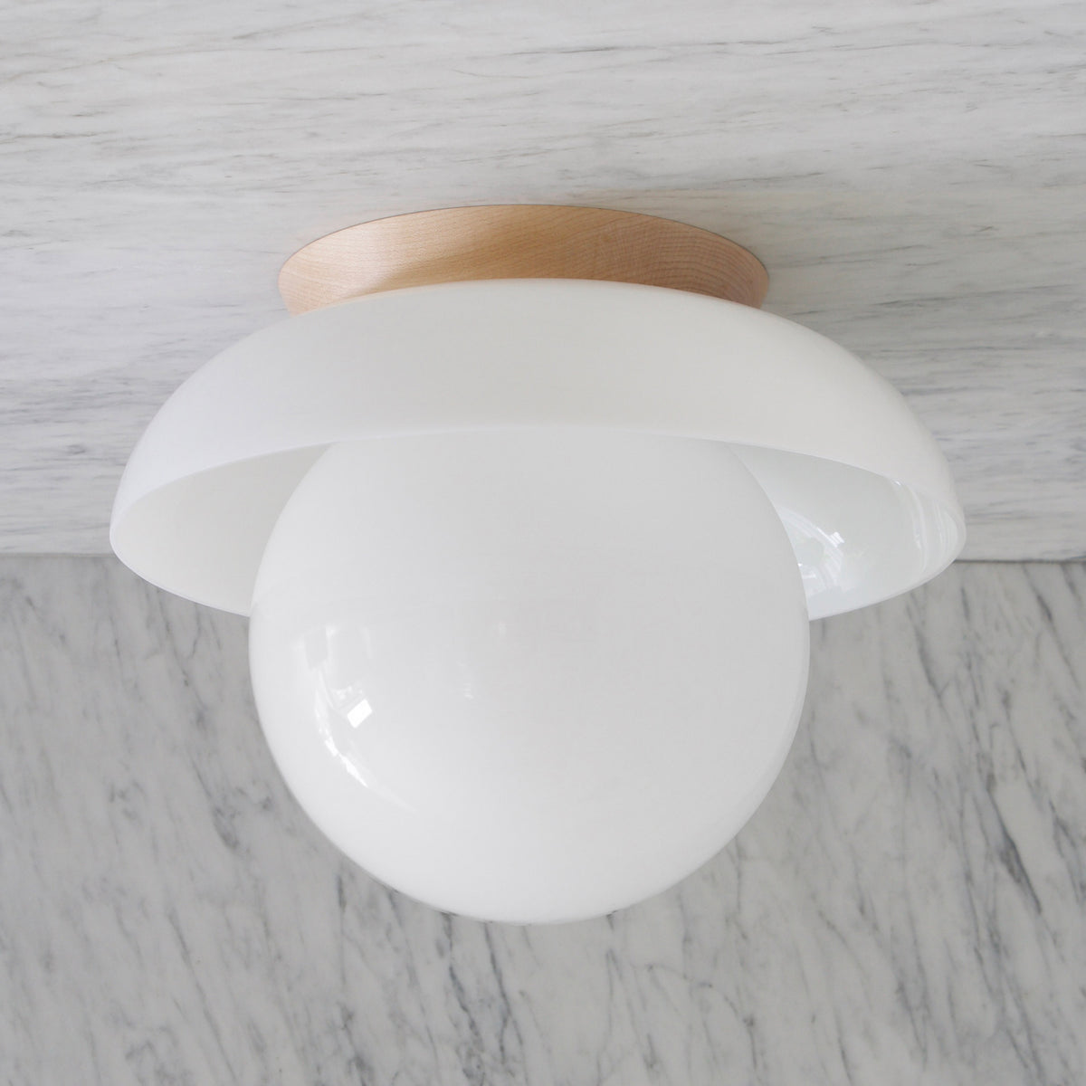 Glass Lexi Large 8" shown in Maple