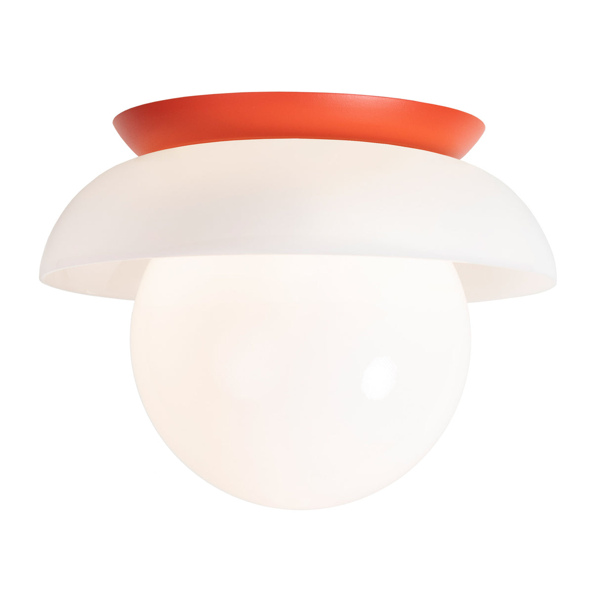Glass Lexi Large 8" shown in Persimmon