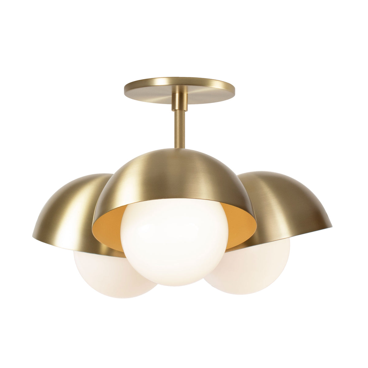 Noor 3 Surface shown in Brass