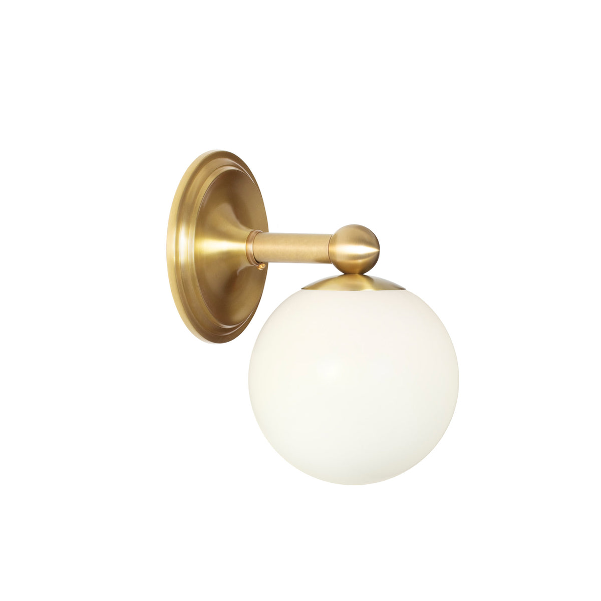 Eleanor Sconce shown in Heirloom Brass