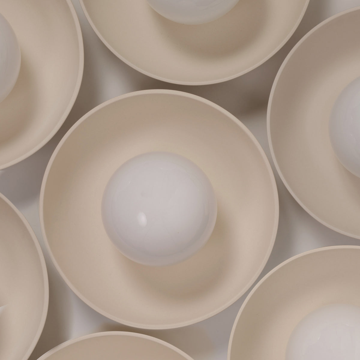 Terra Lexi Large 6" shown in Bone ceramic