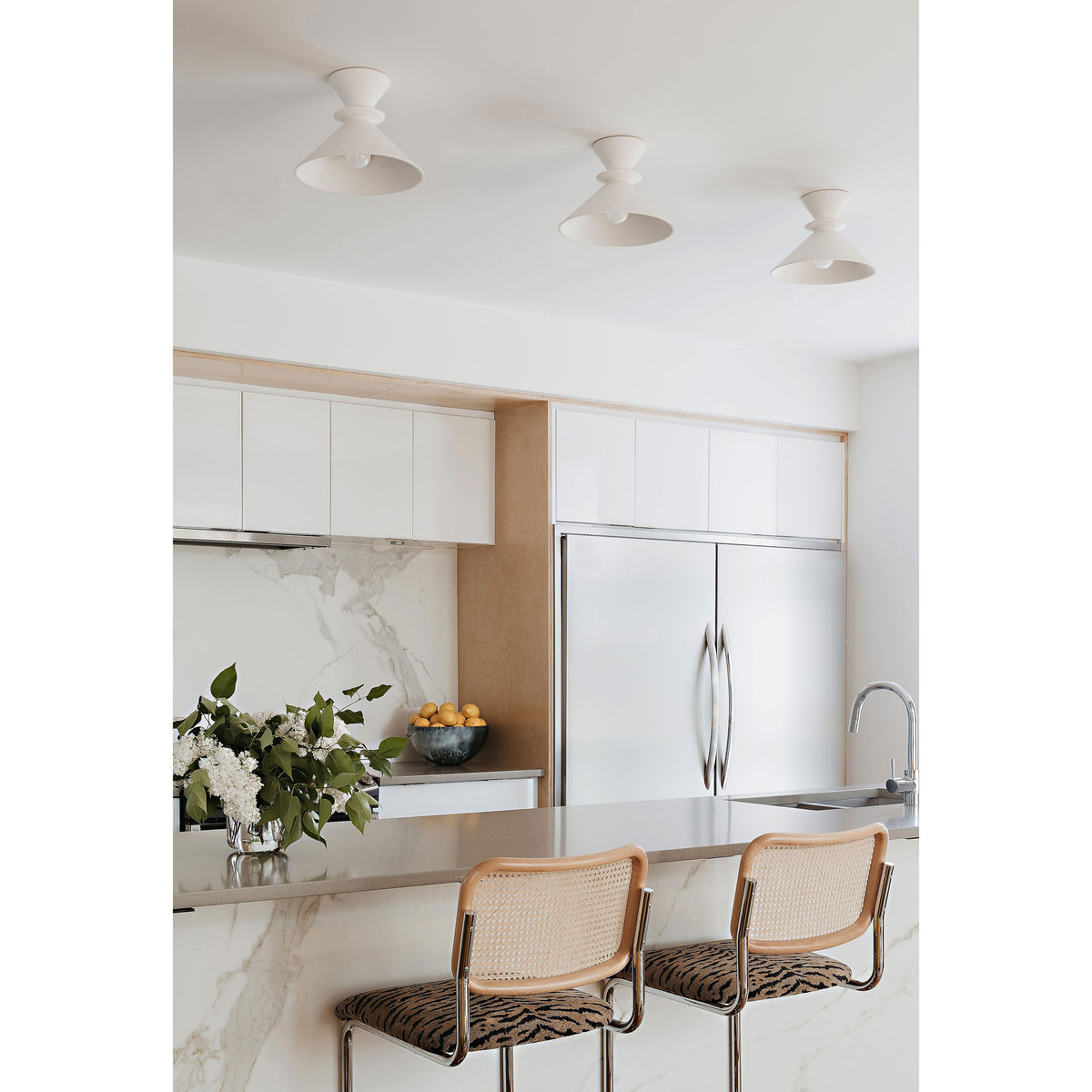 Sophie Surface shown in Satin White Glaze ceramic. Interior design by Bianna Hughes Interiors