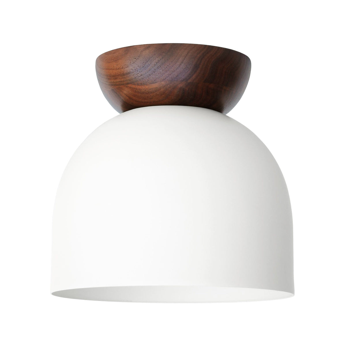 Amélie Surface 8" shown in White with a Walnut canopy
