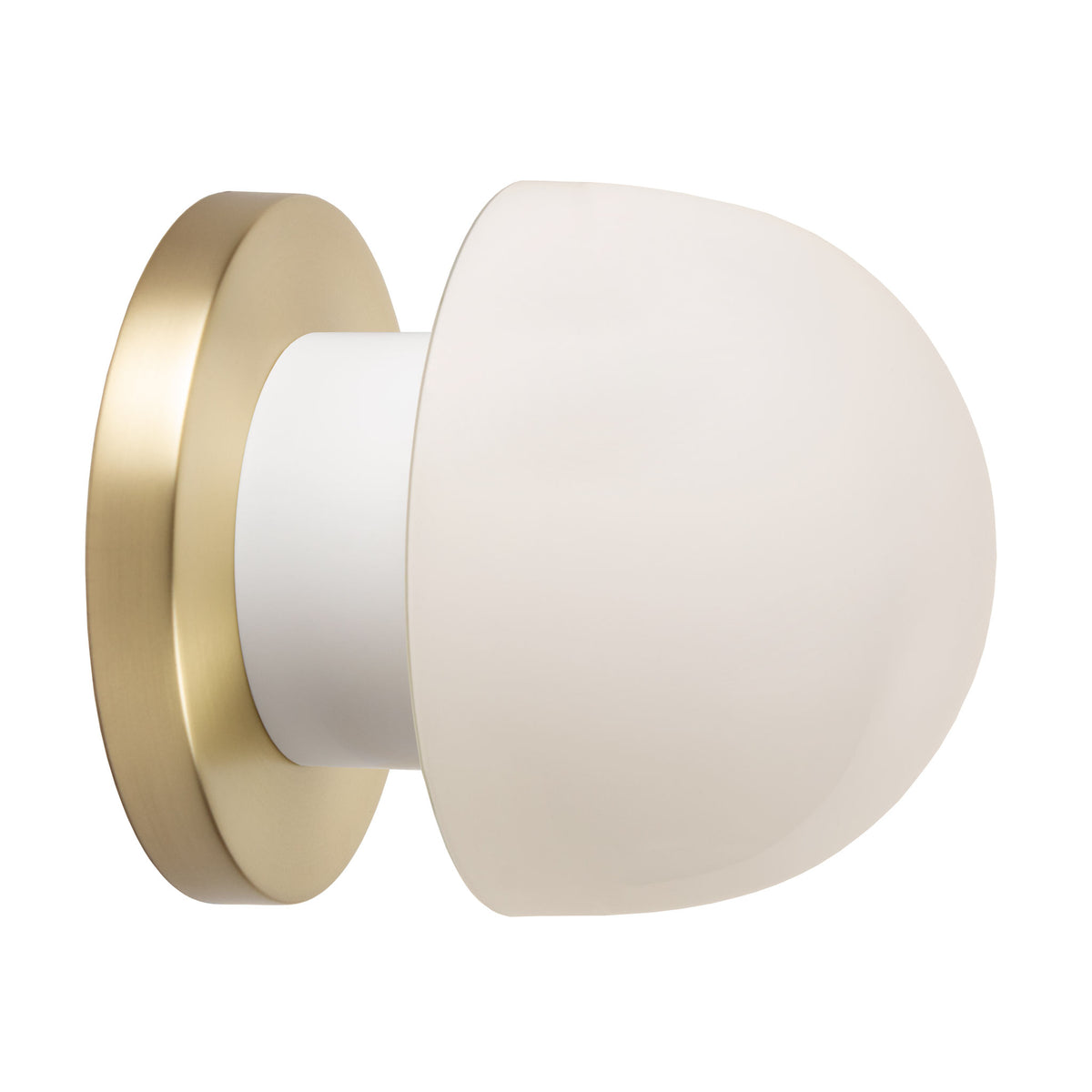 Anni shown with a Brass canopy and White accent finish