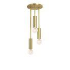 Fjord Waterfall Shown in Brass