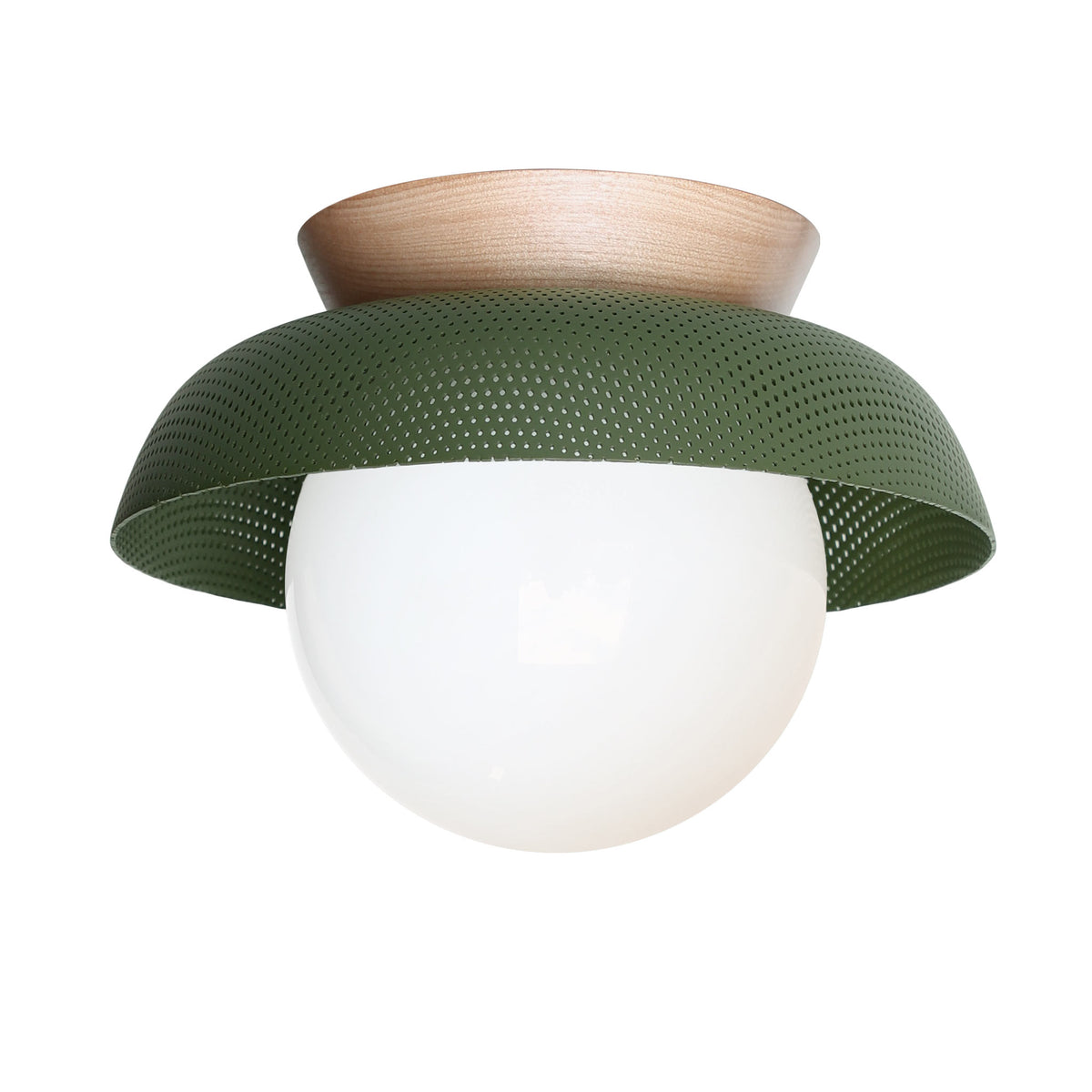 Lexi Sshown in Secret Garden Green with Birch canopy
