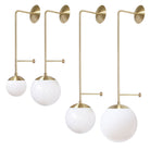 Ramona available sizes. From left to right: 6", 8" (28" length), 8" (38.5" length), 10"