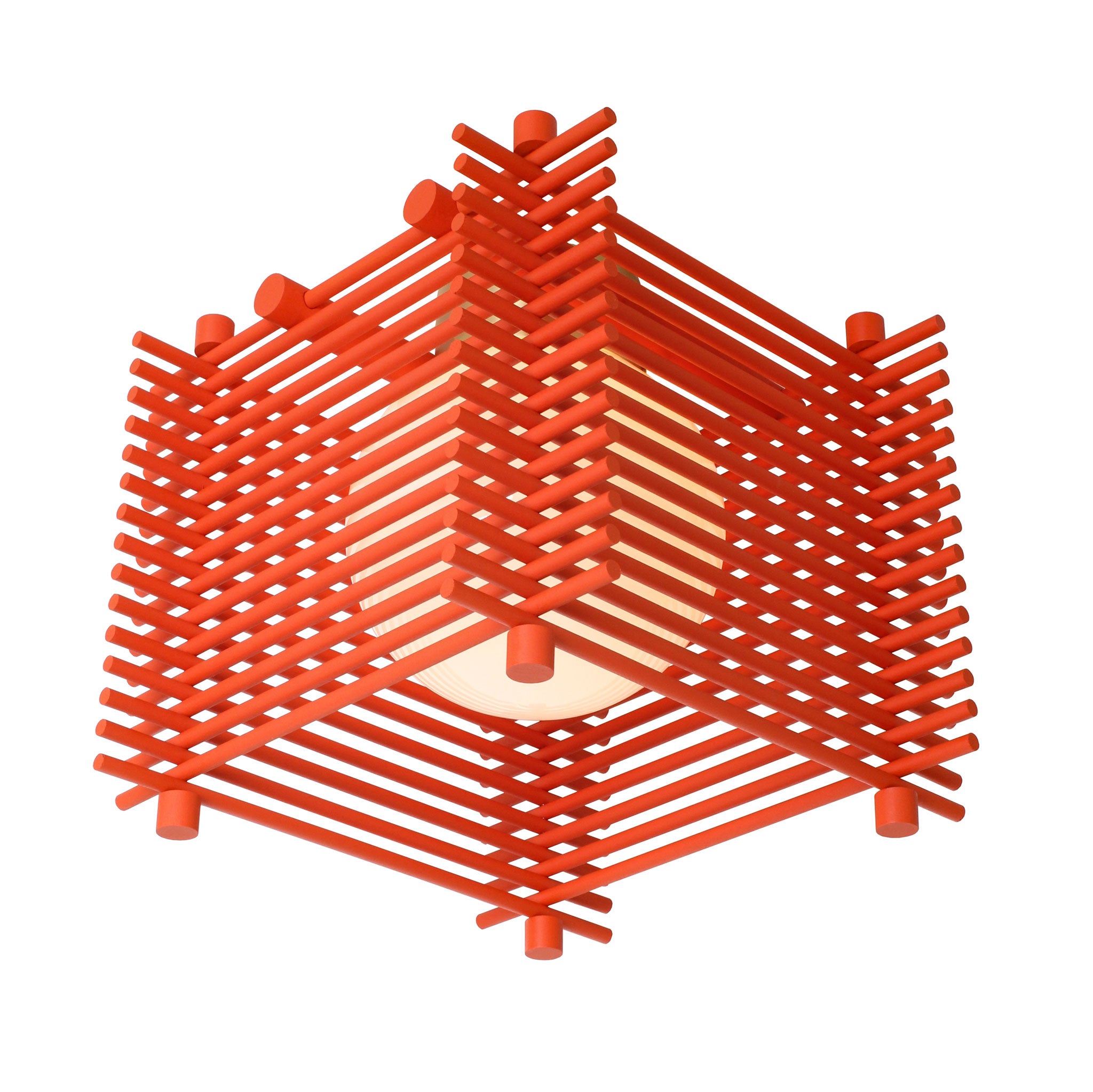 Yugen Surface shown in Persimmon with Brass and Full Size