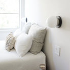 Anni shown with a Matte Black canopy and White accent finish
