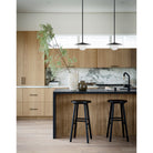 Marie Pendant shown in Matte Black. Interior design by KH Interiors